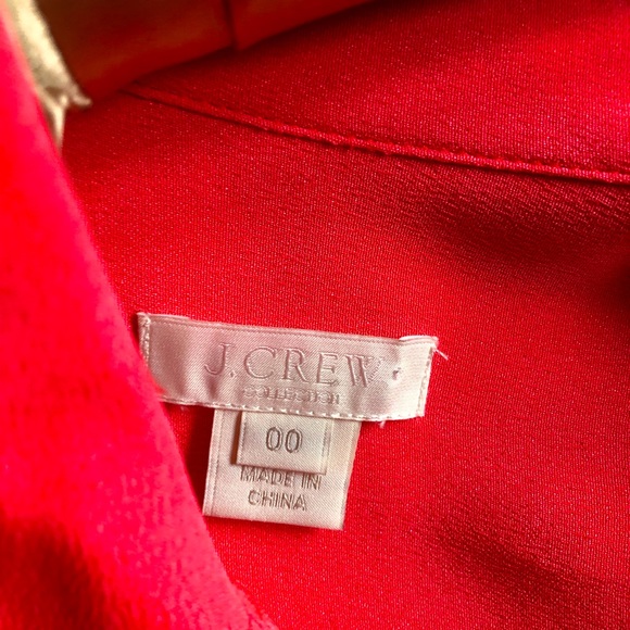 J Crew collection heavy-silk Blythe button shirt size 00 - Picture 2 of 11